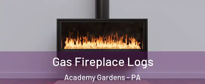 Gas Fireplace Logs Academy Gardens - PA