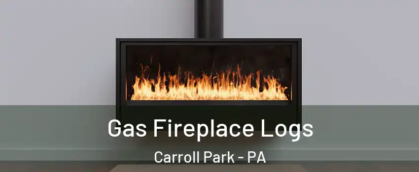 Gas Fireplace Logs Carroll Park - PA