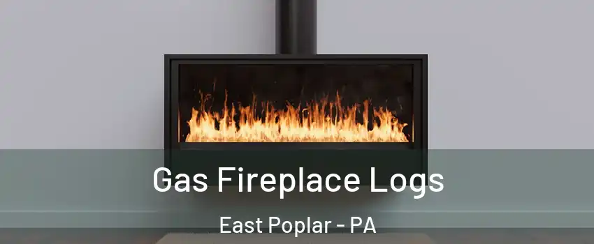 Gas Fireplace Logs East Poplar - PA