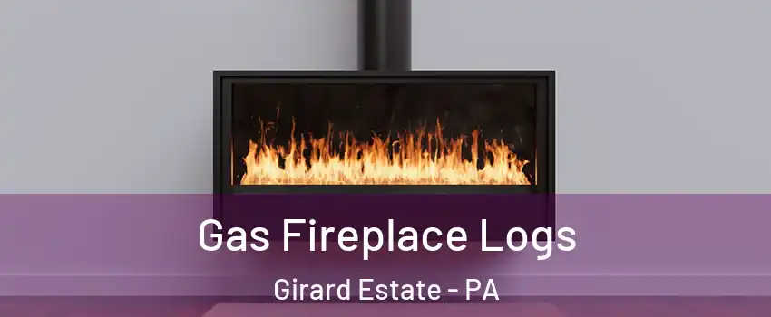 Gas Fireplace Logs Girard Estate - PA