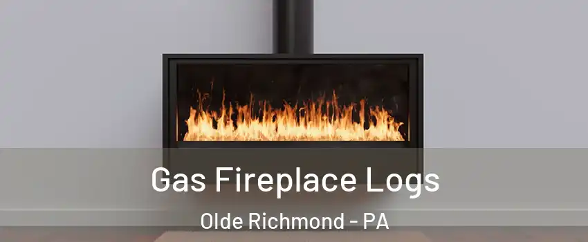 Gas Fireplace Logs Olde Richmond - PA