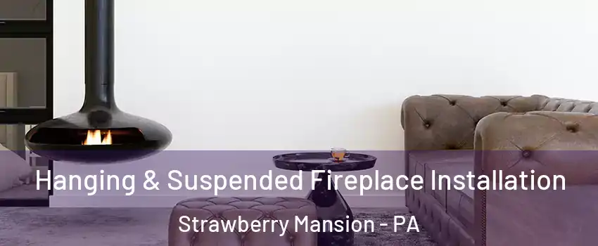 Hanging & Suspended Fireplace Installation Strawberry Mansion - PA