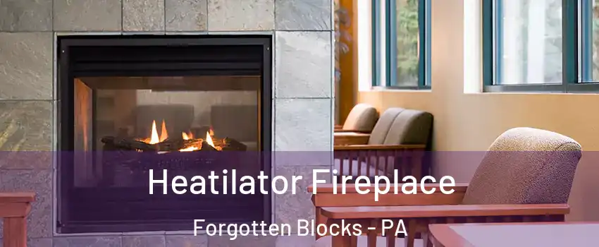 Heatilator Fireplace Forgotten Blocks - PA