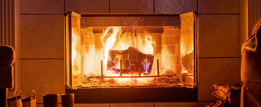 Mendota Hearth Landscape Fireplace Installation in Spring Garden, Pennsylvania