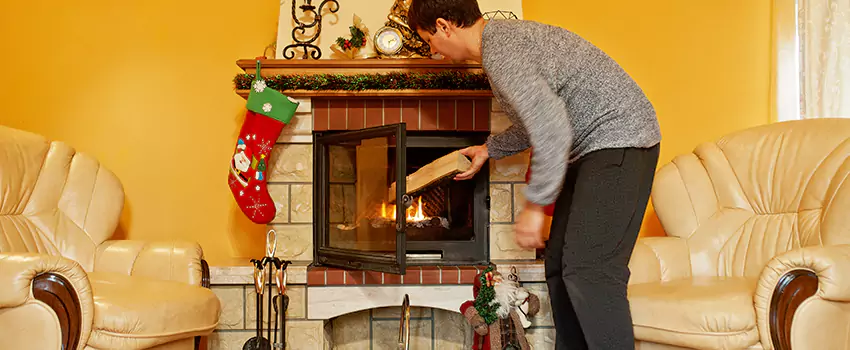 Rusted Metal Fireplace Restoration in Spring Garden, Pennsylvania