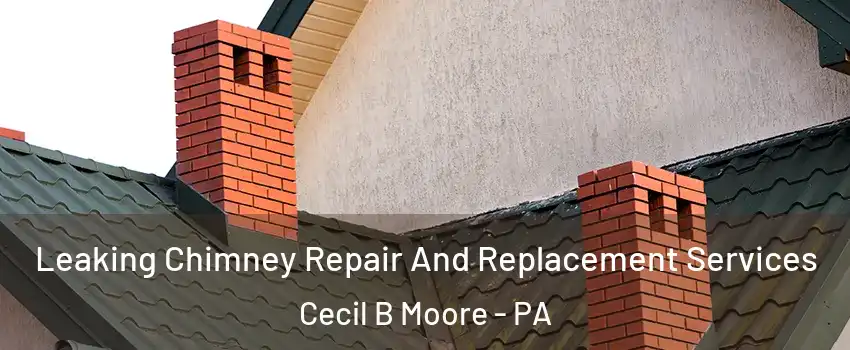 Leaking Chimney Repair And Replacement Services Cecil B Moore - PA