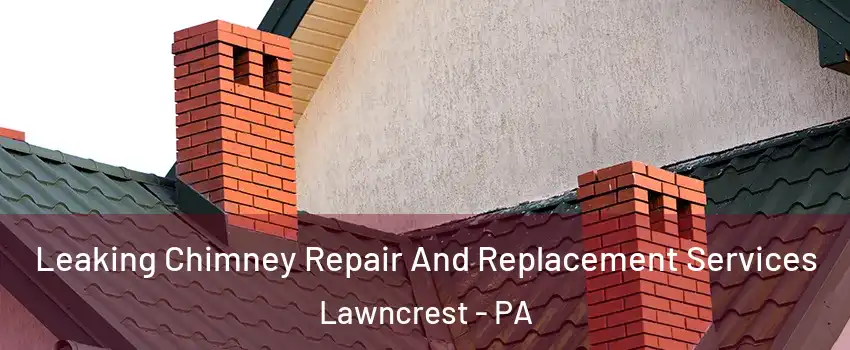 Leaking Chimney Repair And Replacement Services Lawncrest - PA