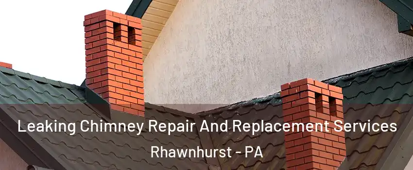 Leaking Chimney Repair And Replacement Services Rhawnhurst - PA