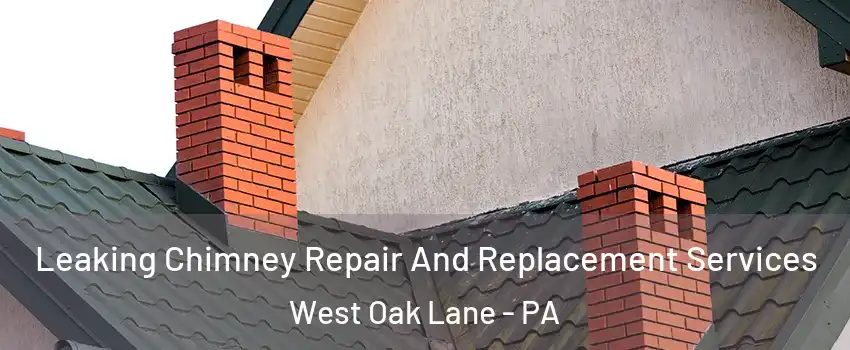 Leaking Chimney Repair And Replacement Services West Oak Lane - PA