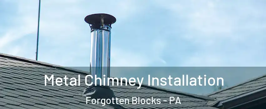 Metal Chimney Installation Forgotten Blocks - PA