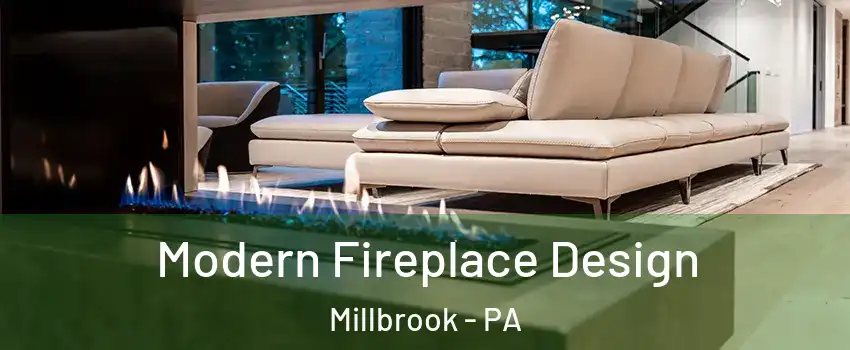 Modern Fireplace Design Millbrook - PA