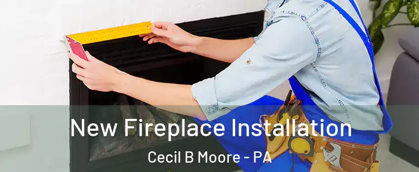 New Fireplace Installation Cecil B Moore - PA