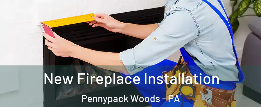 New Fireplace Installation Pennypack Woods - PA