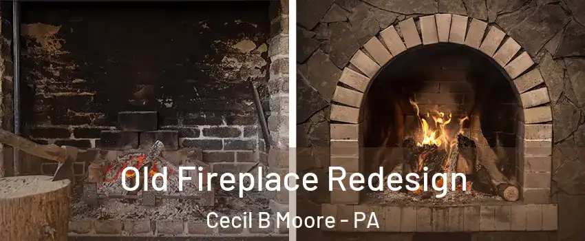 Old Fireplace Redesign Cecil B Moore - PA
