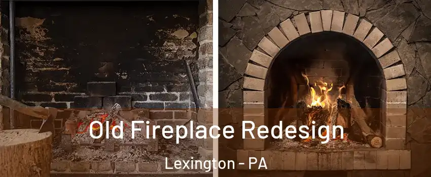 Old Fireplace Redesign Lexington - PA