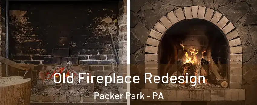 Old Fireplace Redesign Packer Park - PA