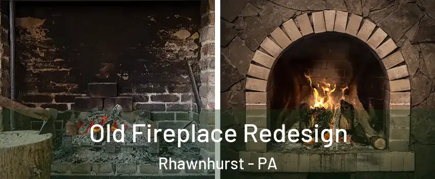 Old Fireplace Redesign Rhawnhurst - PA
