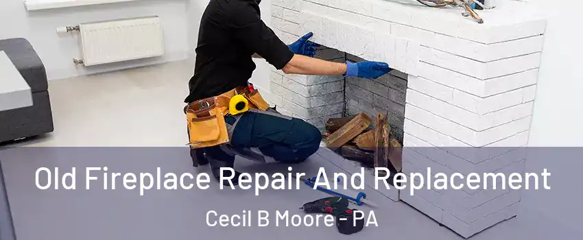 Old Fireplace Repair And Replacement Cecil B Moore - PA