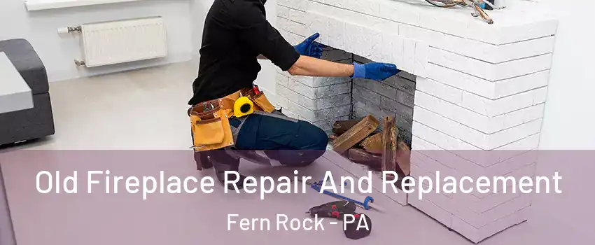Old Fireplace Repair And Replacement Fern Rock - PA