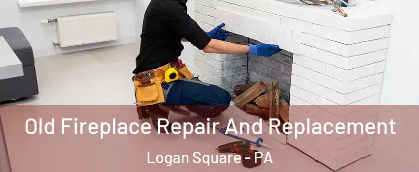 Old Fireplace Repair And Replacement Logan Square - PA