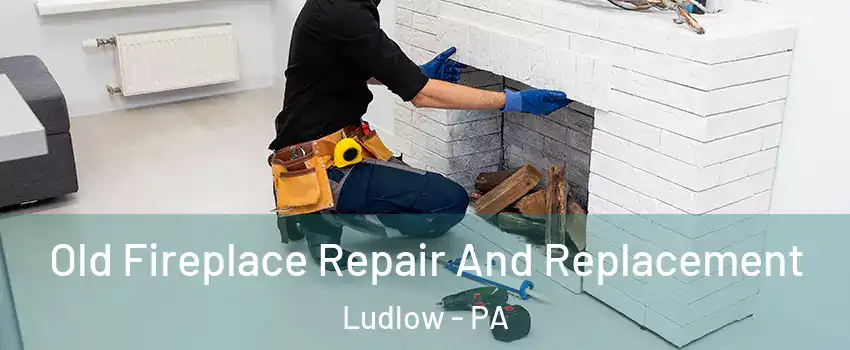 Old Fireplace Repair And Replacement Ludlow - PA
