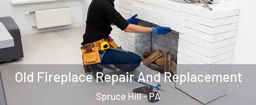 Old Fireplace Repair And Replacement Spruce Hill - PA