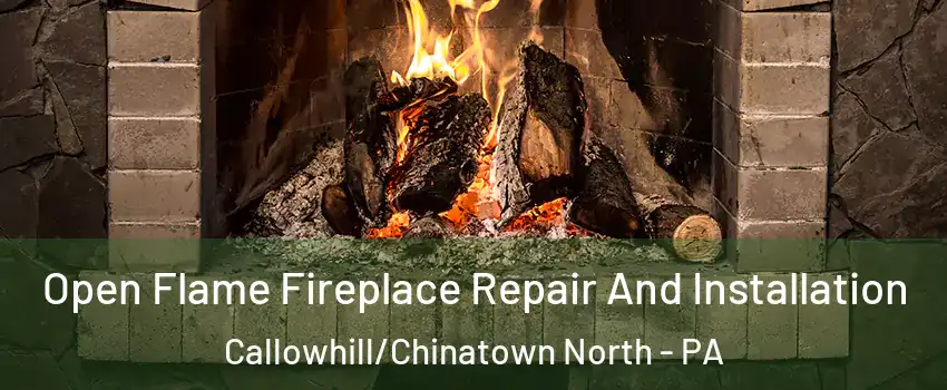 Open Flame Fireplace Repair And Installation Callowhill/Chinatown North - PA