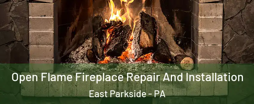 Open Flame Fireplace Repair And Installation East Parkside - PA