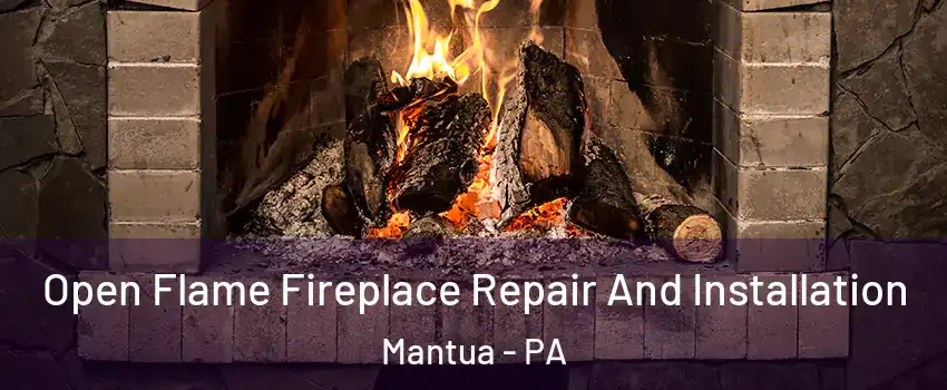 Open Flame Fireplace Repair And Installation Mantua - PA
