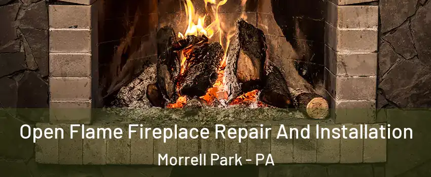 Open Flame Fireplace Repair And Installation Morrell Park - PA