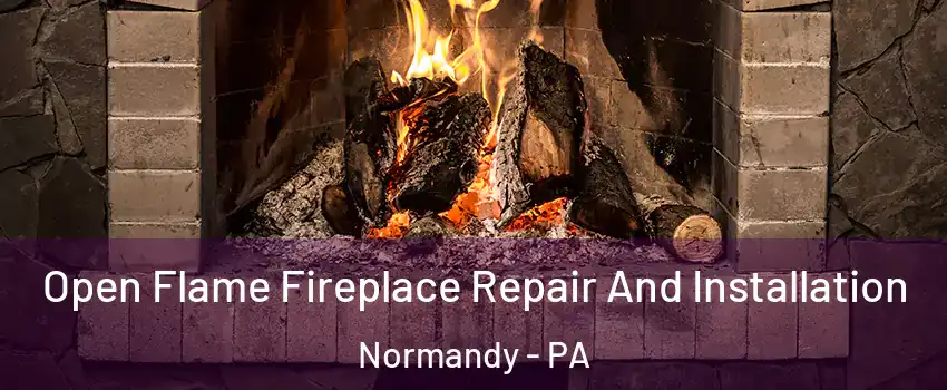Open Flame Fireplace Repair And Installation Normandy - PA