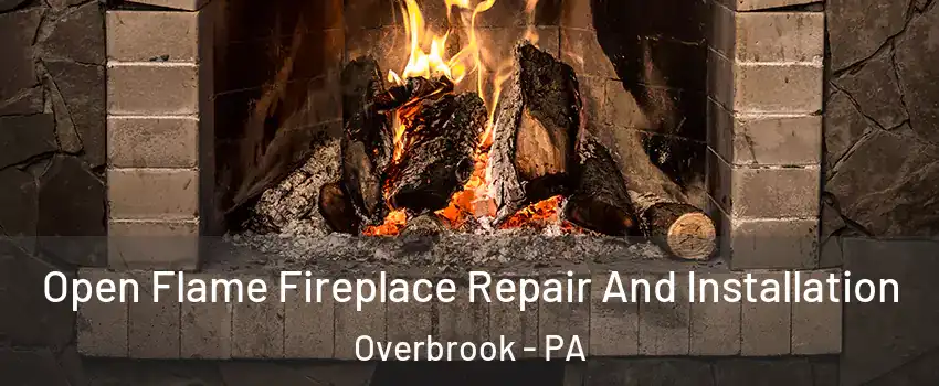 Open Flame Fireplace Repair And Installation Overbrook - PA