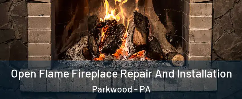 Open Flame Fireplace Repair And Installation Parkwood - PA