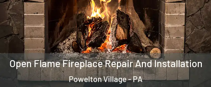 Open Flame Fireplace Repair And Installation Powelton Village - PA