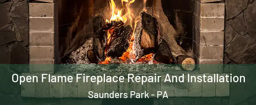 Open Flame Fireplace Repair And Installation Saunders Park - PA