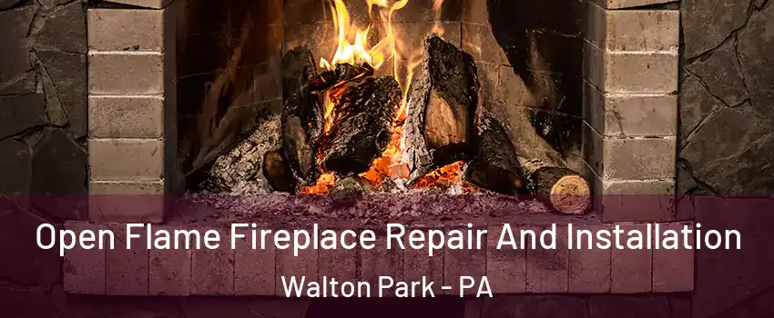 Open Flame Fireplace Repair And Installation Walton Park - PA