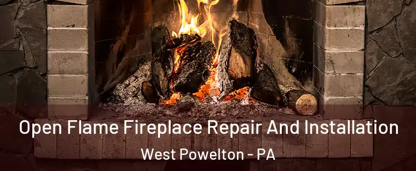 Open Flame Fireplace Repair And Installation West Powelton - PA