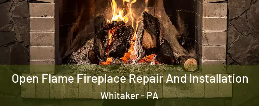 Open Flame Fireplace Repair And Installation Whitaker - PA