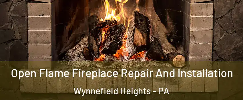 Open Flame Fireplace Repair And Installation Wynnefield Heights - PA