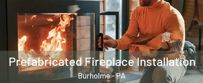 Prefabricated Fireplace Installation Burholme - PA