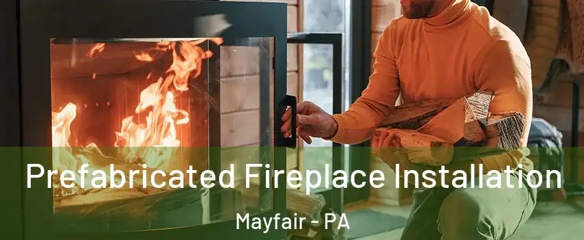 Prefabricated Fireplace Installation Mayfair - PA