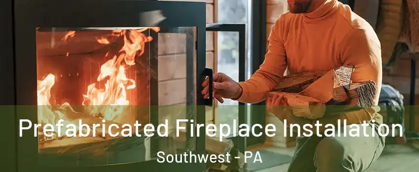 Prefabricated Fireplace Installation Southwest - PA
