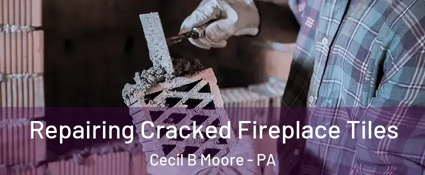 Repairing Cracked Fireplace Tiles Cecil B Moore - PA