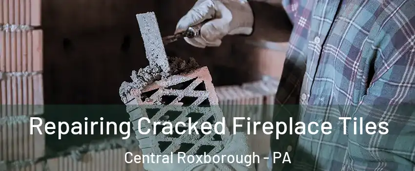Repairing Cracked Fireplace Tiles Central Roxborough - PA
