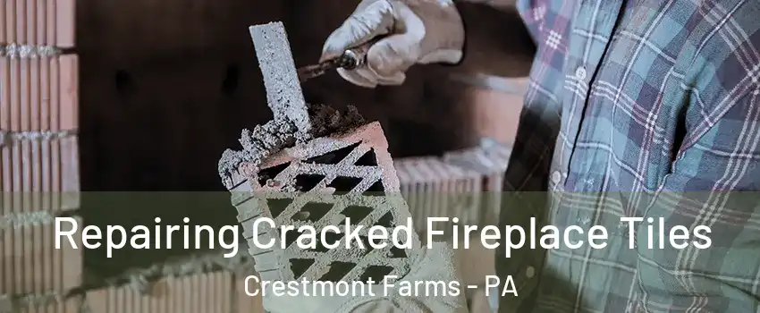 Repairing Cracked Fireplace Tiles Crestmont Farms - PA