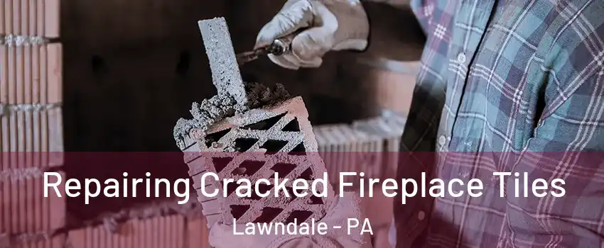 Repairing Cracked Fireplace Tiles Lawndale - PA