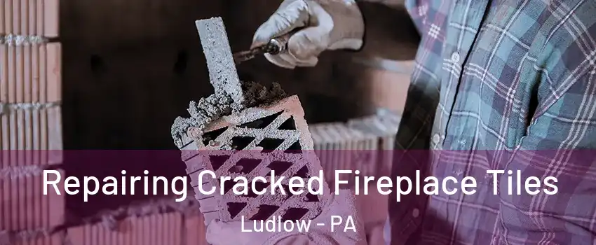 Repairing Cracked Fireplace Tiles Ludlow - PA