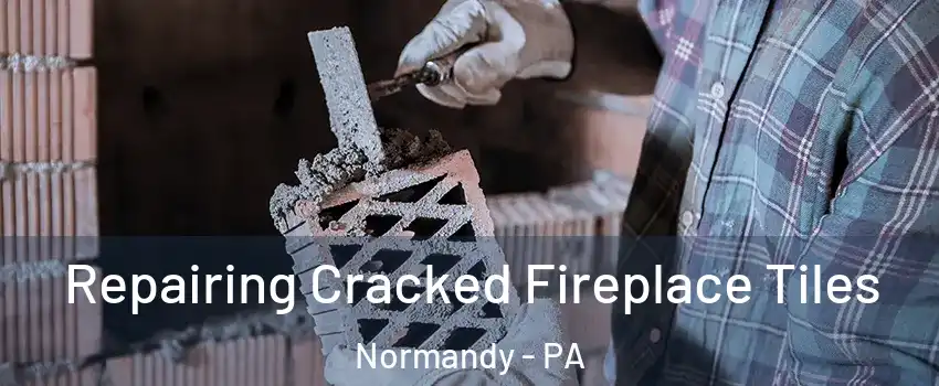 Repairing Cracked Fireplace Tiles Normandy - PA
