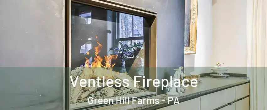 Ventless Fireplace Green Hill Farms - PA