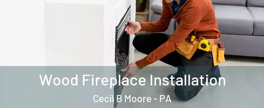 Wood Fireplace Installation Cecil B Moore - PA